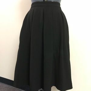 Box-Pleat Midi Skirt
